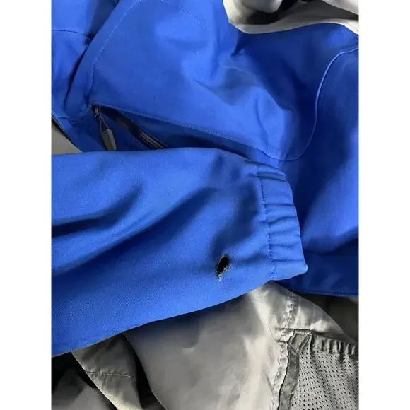 SALOMON CLIMA PRO Sample 2 Piece Ski Snowboard Jacket Coat Blue Grey Large - Picture 10 of 11